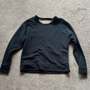 Nike Black Deep V-Neck Sweatshirt